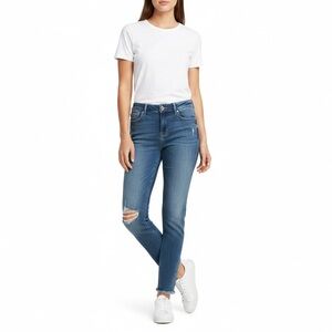 ✨ Level 99 Distressed Ankle Jeans - Size 27 - Super Soft Lyocell Blend